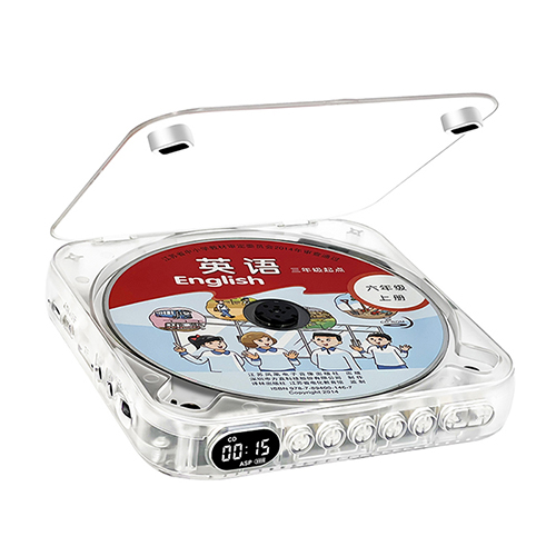 Transparent CD player